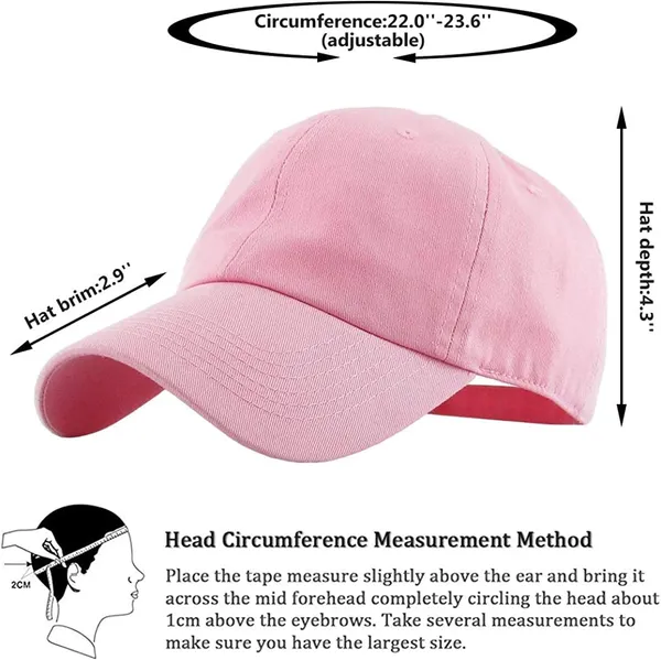 Pink_Cotton_Stylish_Baseball_Cap_For_Women