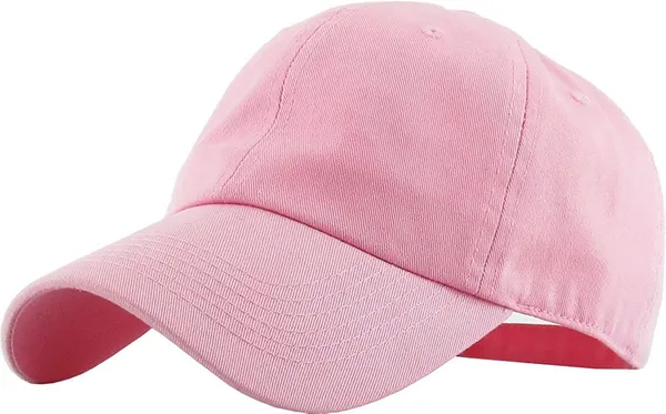 Pink_Original_Classic_Low_Profile_Cotton_Stylish_Hat_For_Men_&_Women