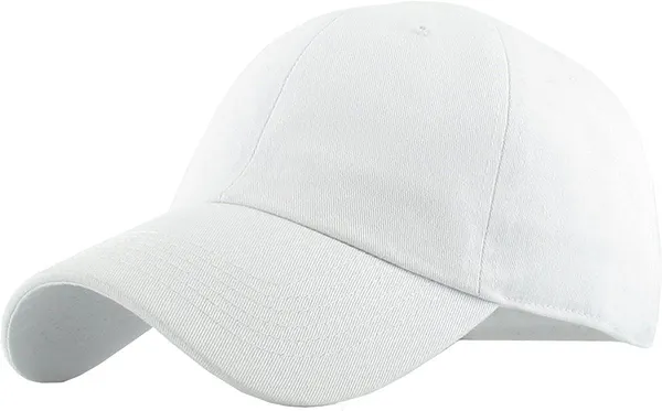 White_Original_Classic_Low_Profile_Cotton_Stylish_Hat_For_Men_&_Women