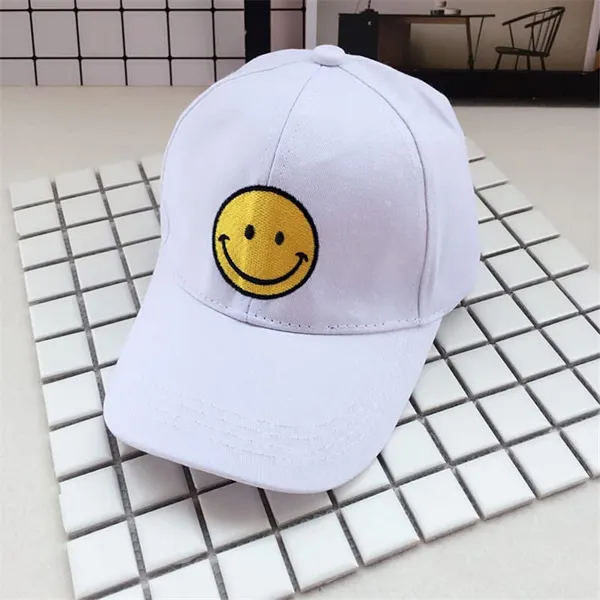 White_Cotton_Adjustable_Smile_Cap_Smile_Caps_For_Men_&_Women