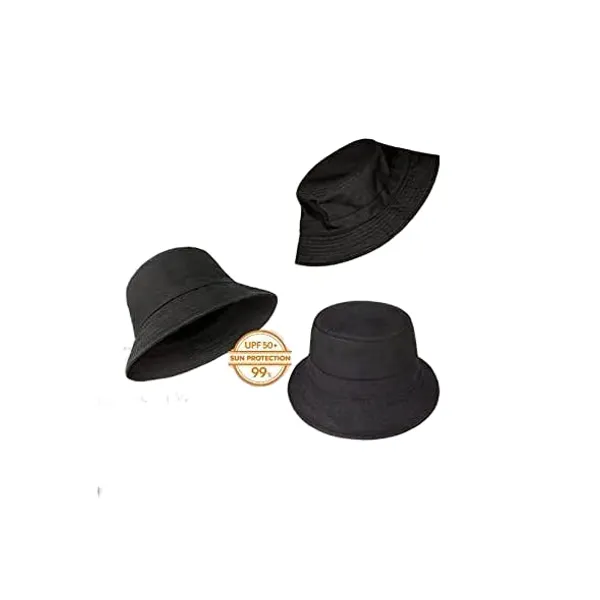 Black_Cotton_Wide_Brim_Sun_Hats_For_Men_&_Women
