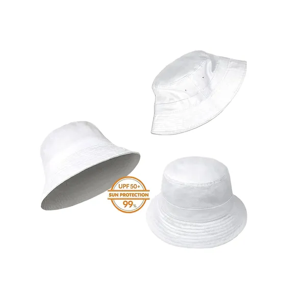 White_Cotton_Wide_Brim_Sun_Hats_For_Men_&_Women