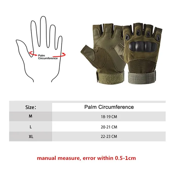 Black_Nylon_Tactical_Half_Finger_Gloves_For_Sports_For_Men_&_Women