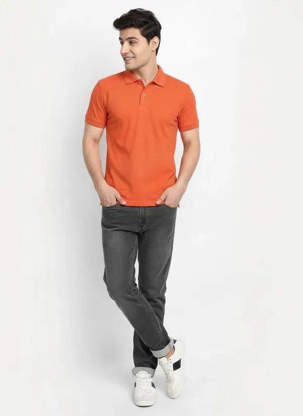 MiracleMonk_Men’s_Brick_Polo_T-Shirt_-_Stylish_&_Comfortable_Casual_Wear