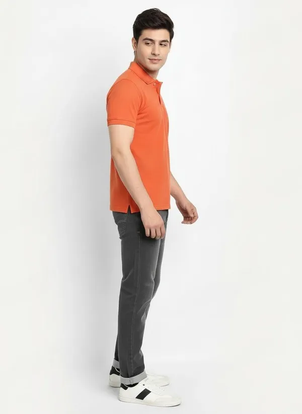 MiracleMonk_Men’s_Brick_Polo_T-Shirt_-_Stylish_&_Comfortable_Casual_Wear