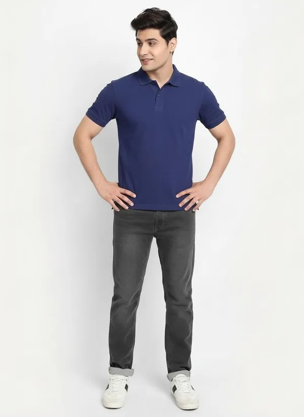 MiracleMonk_Men’s_Royal_Blue_Polo_T-Shirt_-_Stylish_&_Comfortable_Casual_Wear