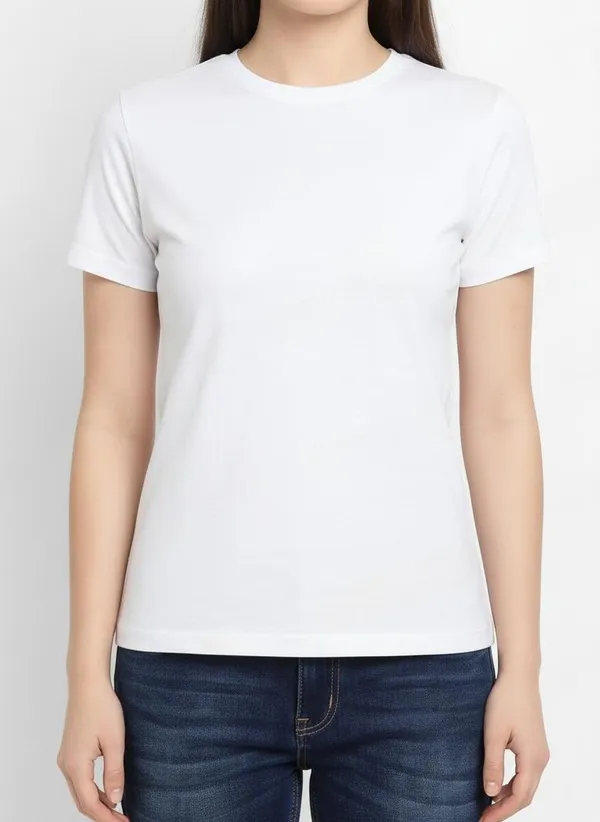 MiracleMonk_Women’s_White_Round_Neck_Regular_T-Shirt_-_Premium_Casual_Wear