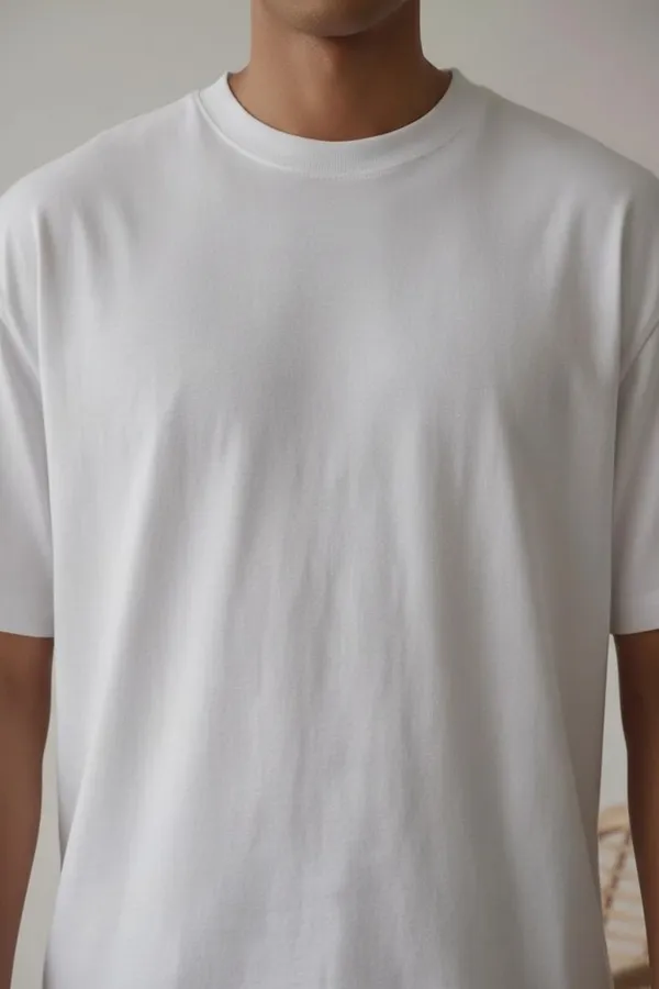 MiracleMonk_Men’s_White_Oversized_T-Shirt_|_Relaxed_Fit_Minimal_Tee