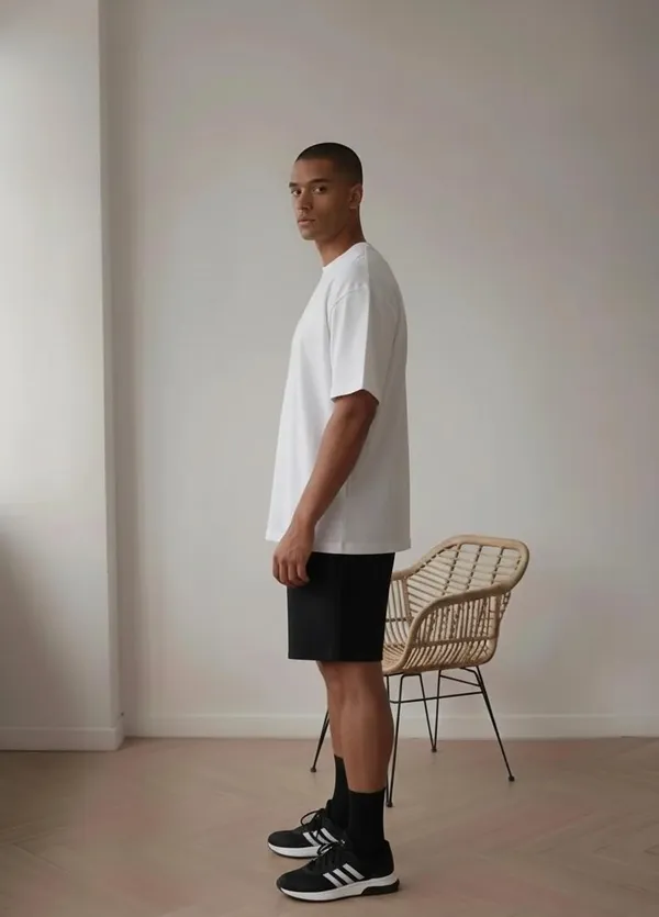 MiracleMonk_Men’s_White_Oversized_T-Shirt_|_Relaxed_Fit_Minimal_Tee
