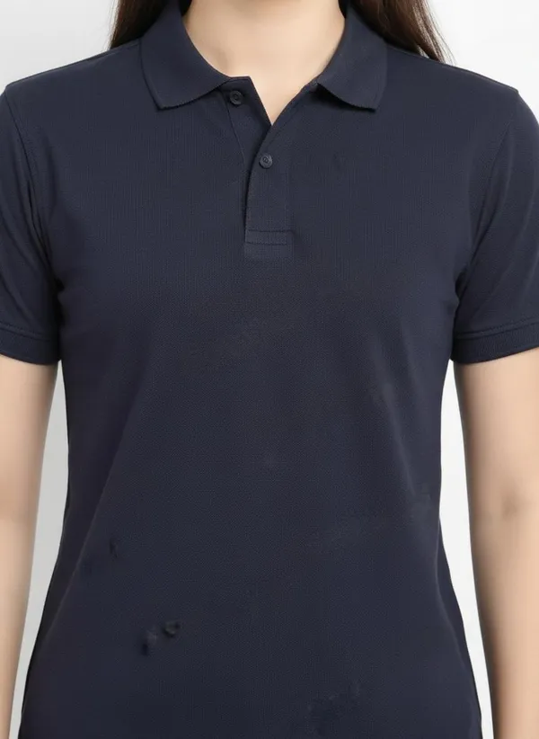 MiracleMonk_Women’s_Navy_Blue_Polo_T-Shirt_-_Stylish_&_Comfortable_Casual_Wear