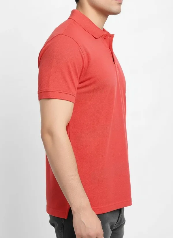 MiracleMonk_Men’s_Red_Polo_T-Shirt_-_Stylish_&_Comfortable_Casual_Wear