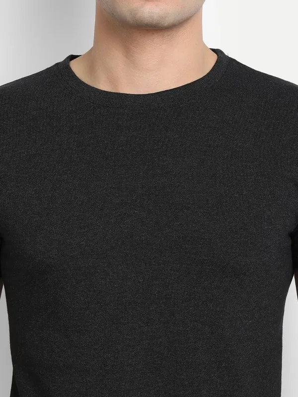 Charcoal_Premium_Cotton_Round_Neck_Solid_T-Shirt_For_Men
