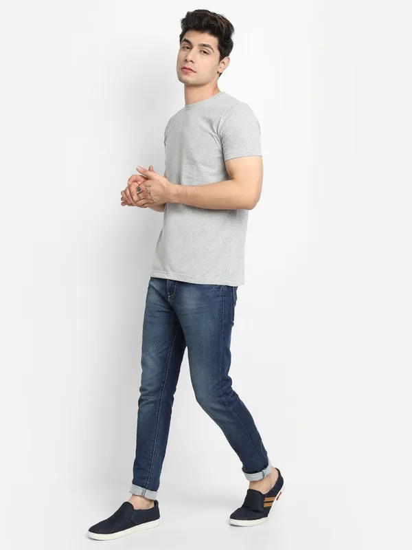 Malange_Premium_Cotton_Round_Neck_Solid_T-Shirt_For_Men