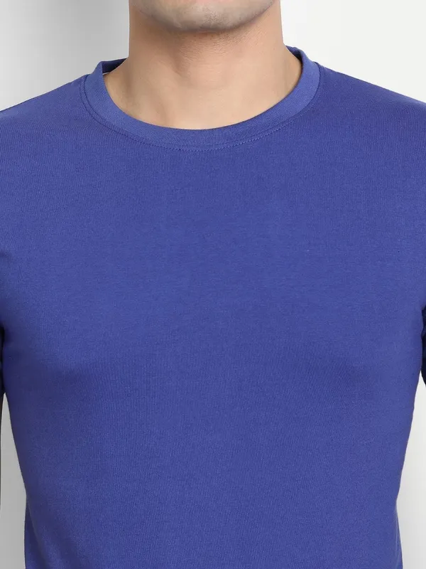 Royal_Blue_Premium_Cotton_Round_Neck_Solid_T-Shirt_For_Men