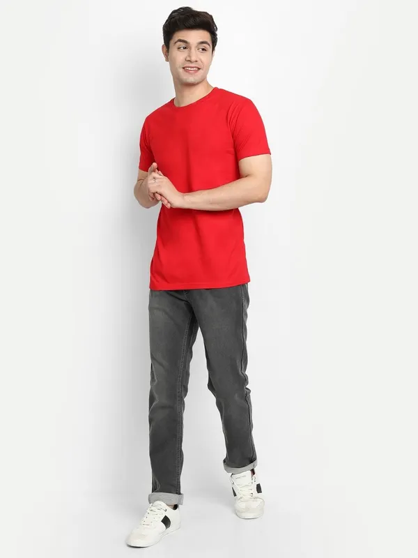 Red_Premium_Cotton_Round_Neck_Solid_T-Shirt_For_Men