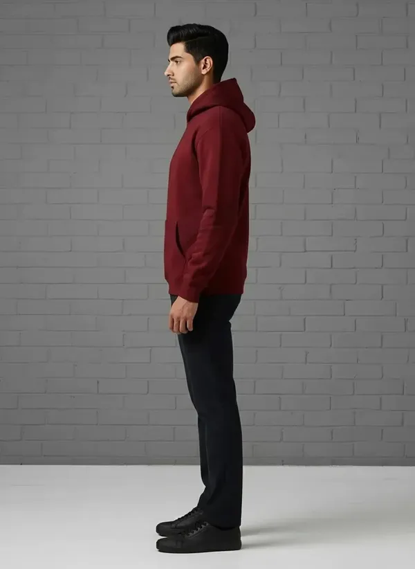 MiracleMonk_Men’s_Maroon_Oversized_Hoodie_|_Relaxed_Fit_Minimal_Sweatshirt