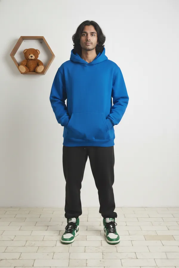 MiracleMonk_Men’s_Royal_Blue_Oversized_Hoodie_|_Relaxed_Fit_Minimal_Sweatshirt