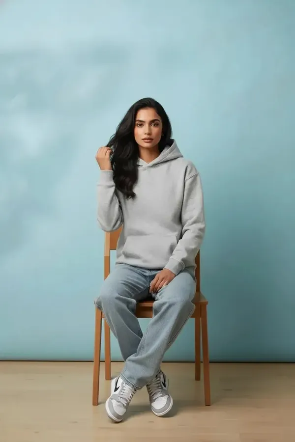 MiracleMonk_Women’s_Grey_Oversized_Hoodie_|_Relaxed_Fit_Minimal_Sweatshirt
