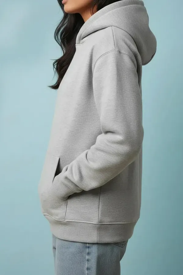 MiracleMonk_Women’s_Grey_Oversized_Hoodie_|_Relaxed_Fit_Minimal_Sweatshirt