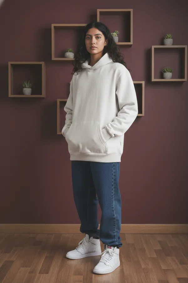MiracleMonk_Women’s_White_Oversized_Hoodie_|_Relaxed_Fit_Minimal_Sweatshirt