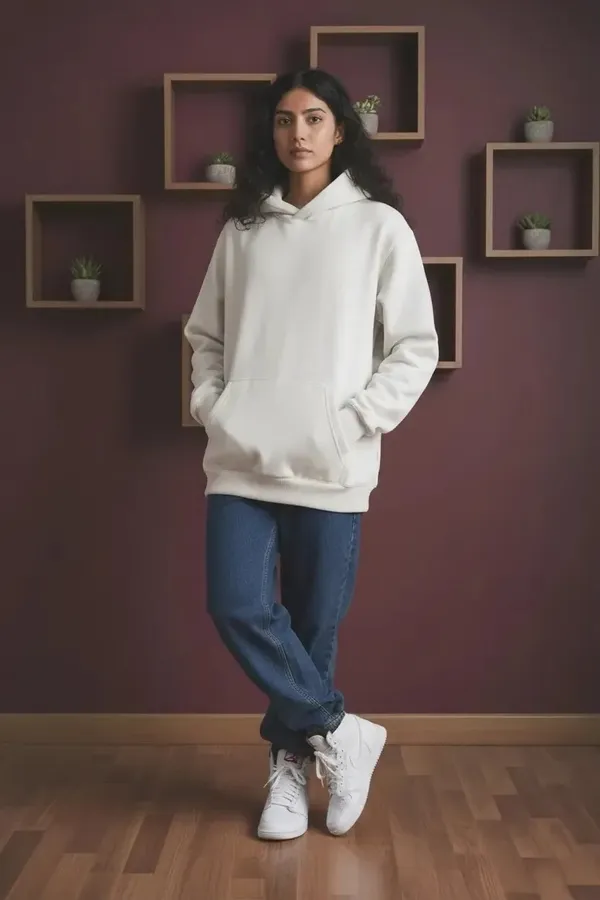 MiracleMonk_Women’s_White_Oversized_Hoodie_|_Relaxed_Fit_Minimal_Sweatshirt