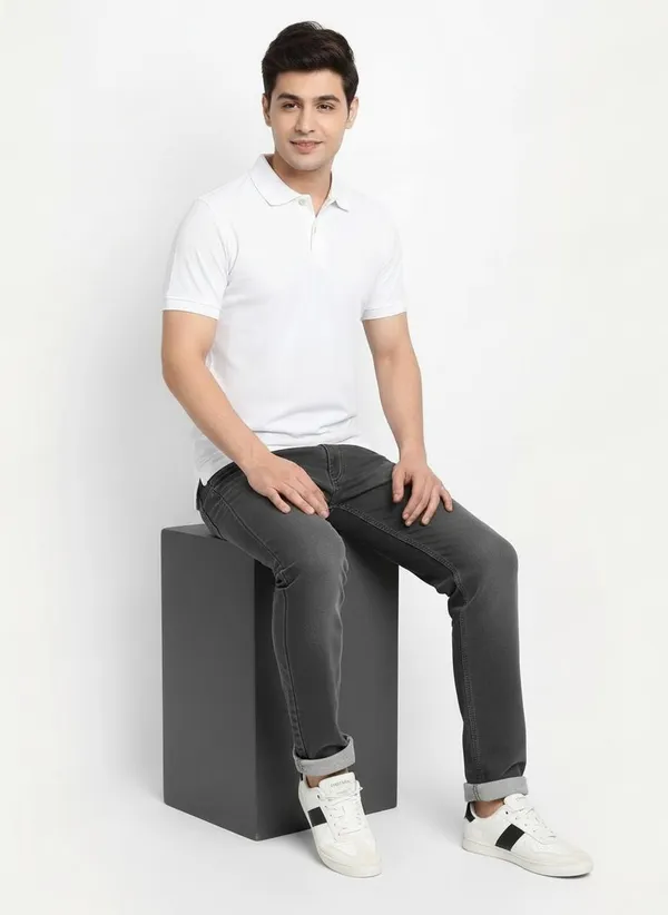MiracleMonk_Men’s_White_Polo_T-Shirt_-_Stylish_&_Comfortable_Casual_Wear