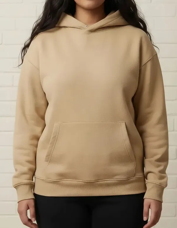 MiracleMonk_Women’s_Beige_Oversized_Hoodie_|_Relaxed_Fit_Minimal_Sweatshirt
