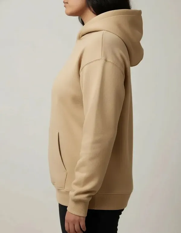 MiracleMonk_Women’s_Beige_Oversized_Hoodie_|_Relaxed_Fit_Minimal_Sweatshirt