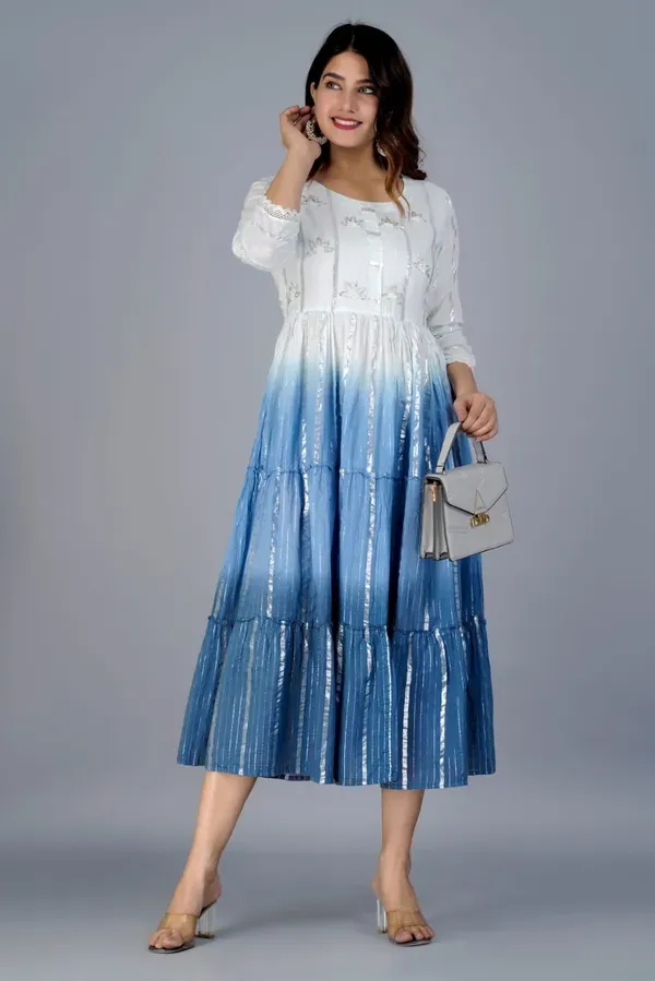 Blue_Cotton_With_Printed_Muslin_Foil_Foil_Print_Designer_Front_Cut_Kurti_With_Handwork_For_Women_&_Girls