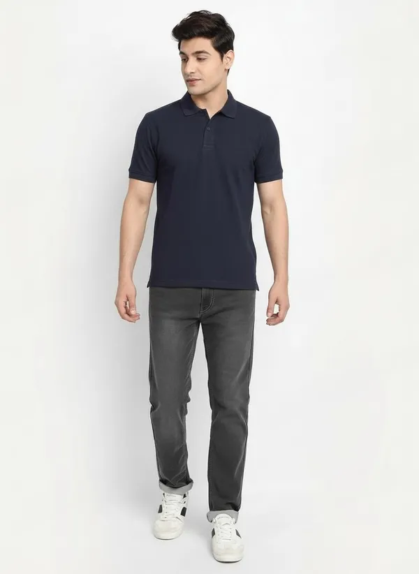 MiracleMonk_Men’s_Navy_Blue_Polo_T-Shirt_-_Stylish_&_Comfortable_Casual_Wear