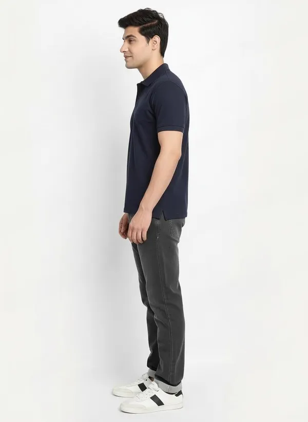 MiracleMonk_Men’s_Navy_Blue_Polo_T-Shirt_-_Stylish_&_Comfortable_Casual_Wear