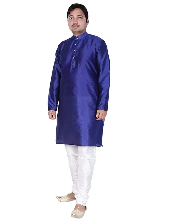 Silk_Blend_Men's_Kurta_Pyjama_Set/Kurta_Pajama_for_Men