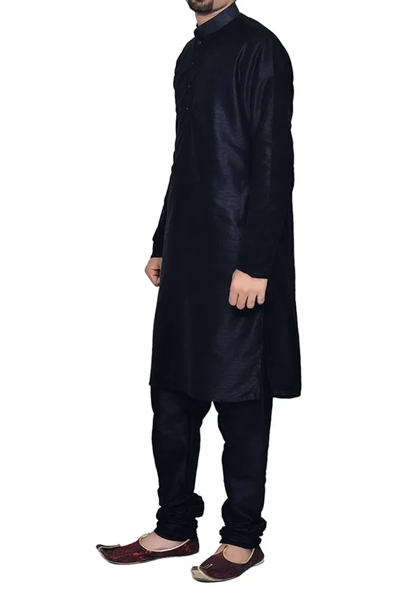Silk_Blend_Men's_Kurta_Pyjama_Set/Kurta_Pajama_for_Men