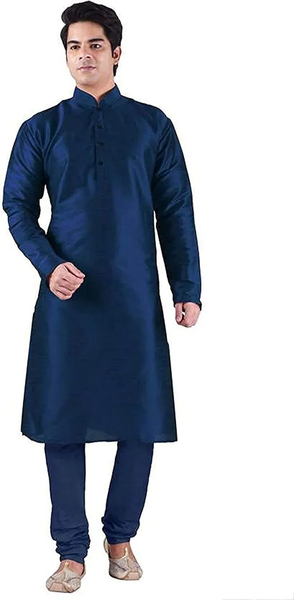 Silk_Blend_Men's_Kurta_Pyjama_Set/Kurta_Pajama_for_Men