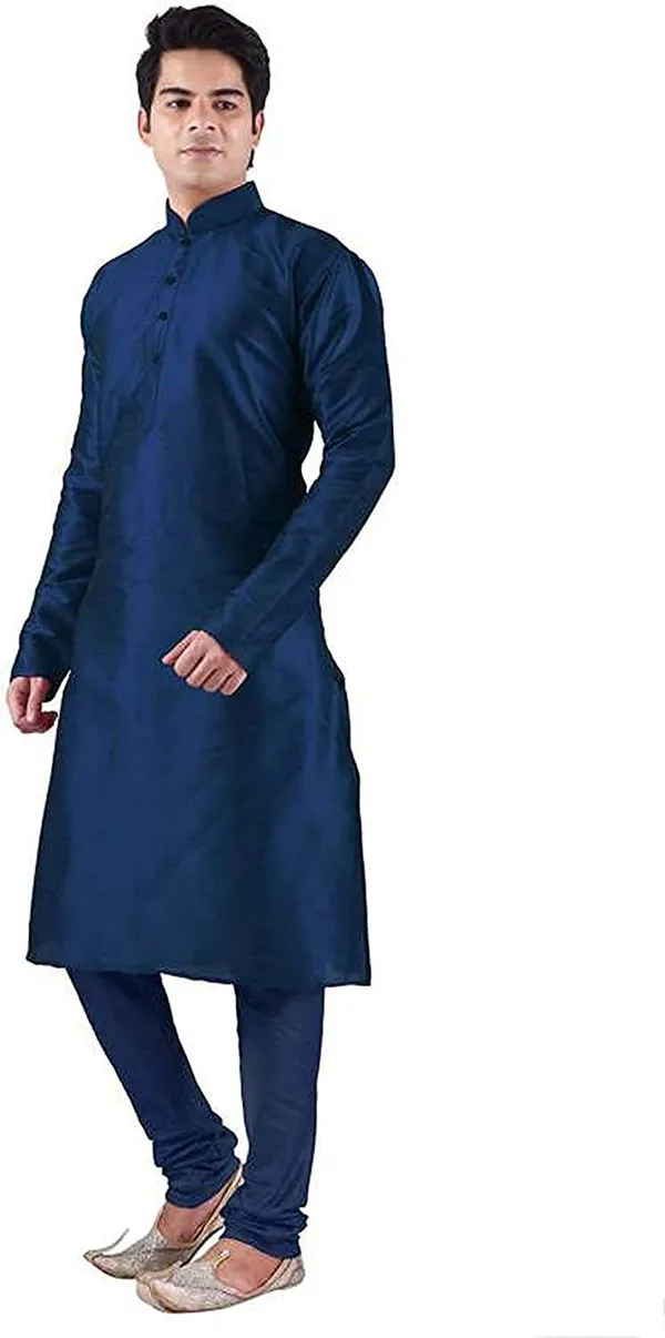 Silk_Blend_Men's_Kurta_Pyjama_Set/Kurta_Pajama_for_Men