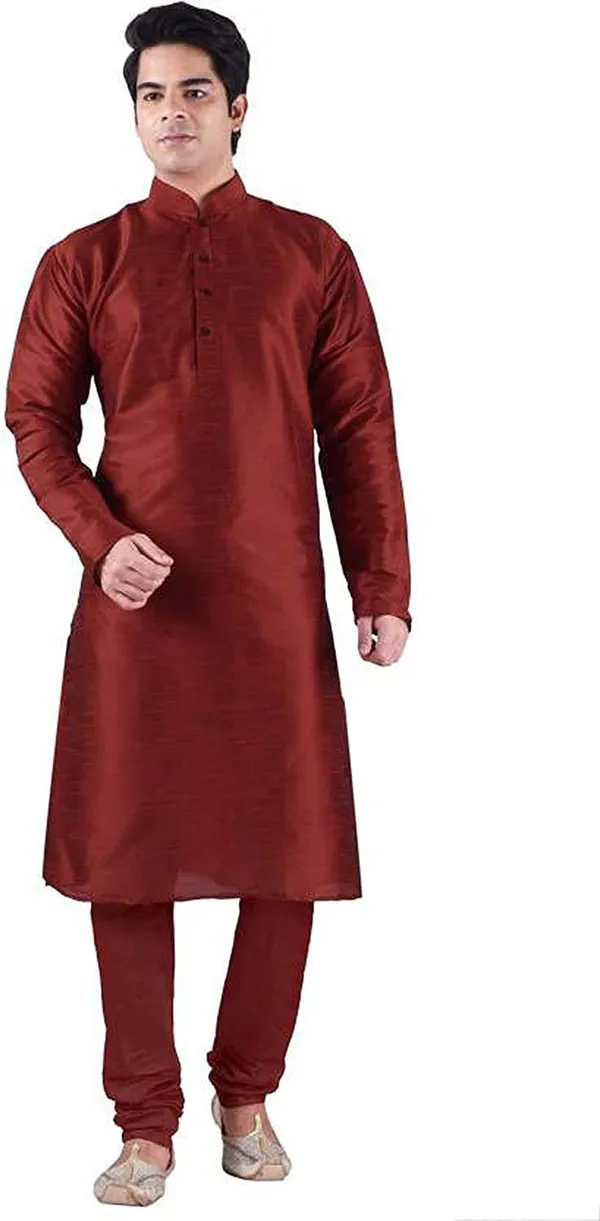 Silk_Blend_Men's_Kurta_Pyjama_Set/Kurta_Pajama_for_Men