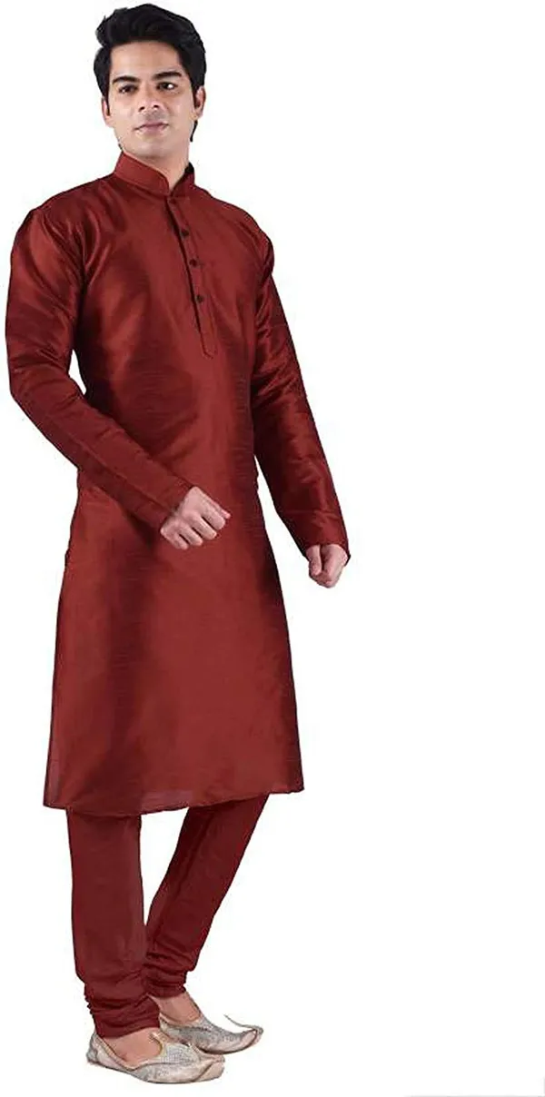 Silk_Blend_Men's_Kurta_Pyjama_Set/Kurta_Pajama_for_Men