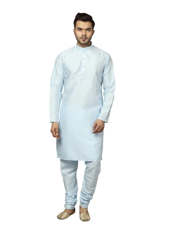 Silk_Blend_Men's_Kurta_Pyjama_Set/Kurta_Pajama_for_Men