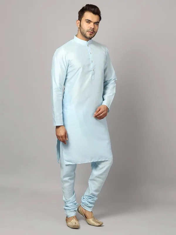Silk_Blend_Men's_Kurta_Pyjama_Set/Kurta_Pajama_for_Men