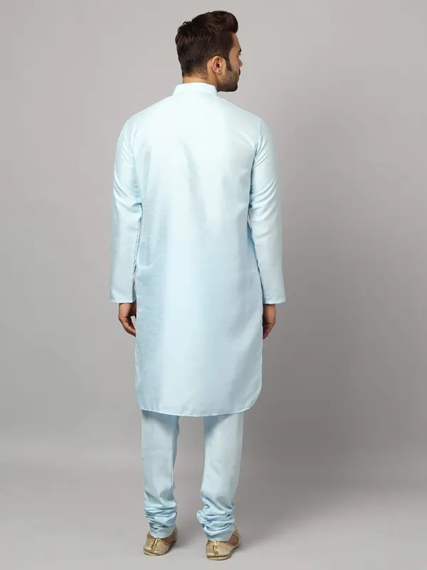 Silk_Blend_Men's_Kurta_Pyjama_Set/Kurta_Pajama_for_Men