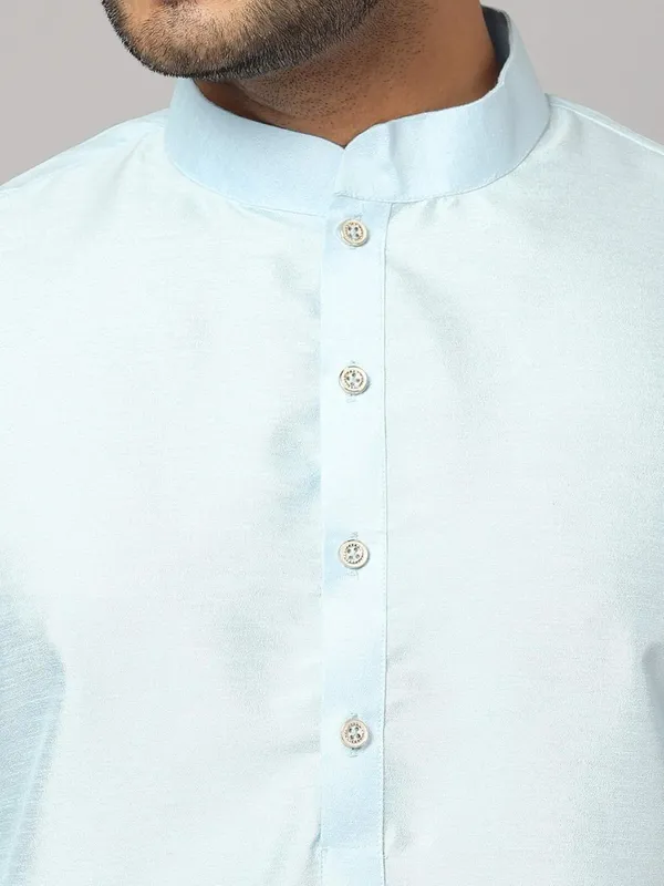 Silk_Blend_Men's_Kurta_Pyjama_Set/Kurta_Pajama_for_Men