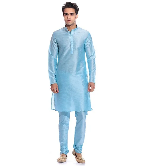 Silk_Blend_Men's_Kurta_Pyjama_Set/Kurta_Pajama_for_Men