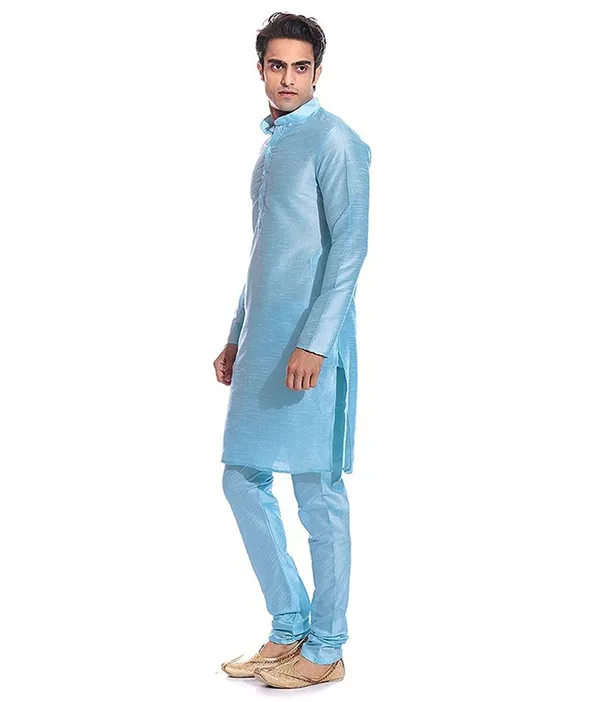Silk_Blend_Men's_Kurta_Pyjama_Set/Kurta_Pajama_for_Men