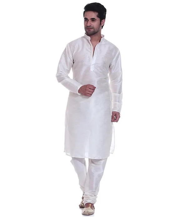 Silk_Blend_Men's_Kurta_Pyjama_Set/Kurta_Pajama_for_Men