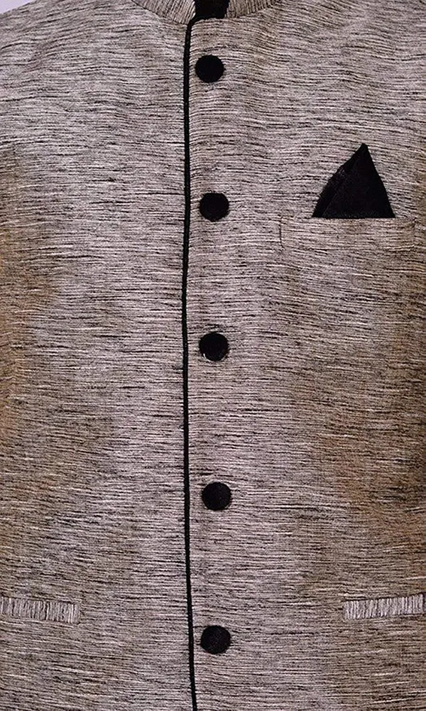 Men's_Silk_Blend_Kurta_Pajama_with_Designer_Ethnic_Nehru_Jacket/Modi_Jacket