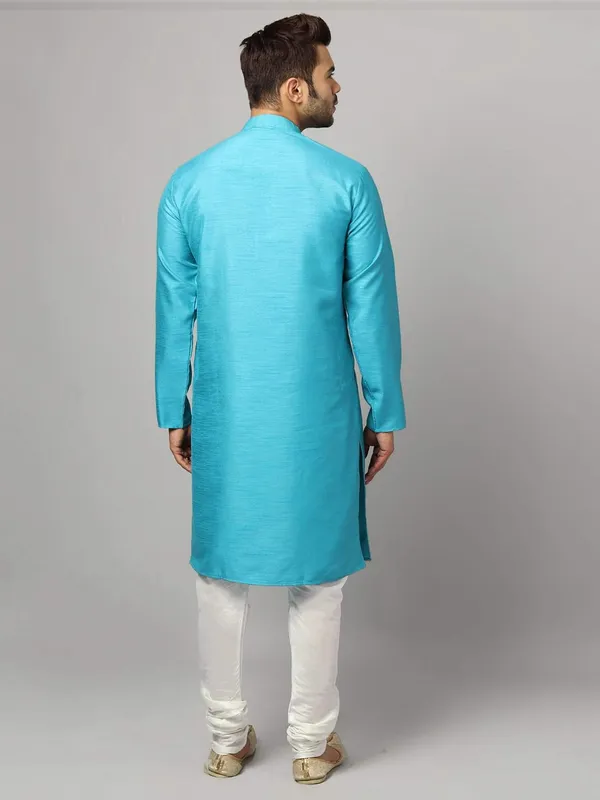 Silk_Blend_Men's_Kurta_Pyjama_Set/Kurta_Pajama_for_Men