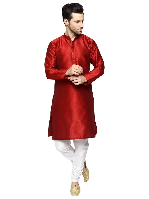 Silk_Blend_Men's_Kurta_Pyjama_Set/Kurta_Pajama_for_Men