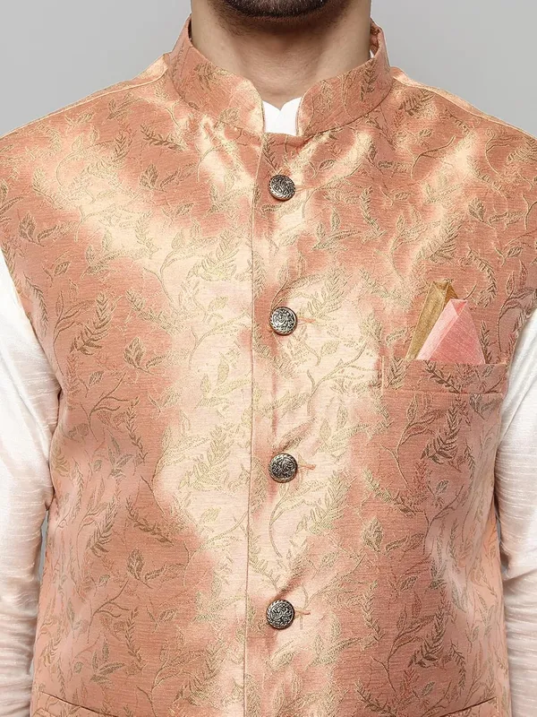 Men's_Silk_Blend_Kurta_Pajama_with_Designer_Ethnic_Nehru_Jacket/Modi_Jacket?