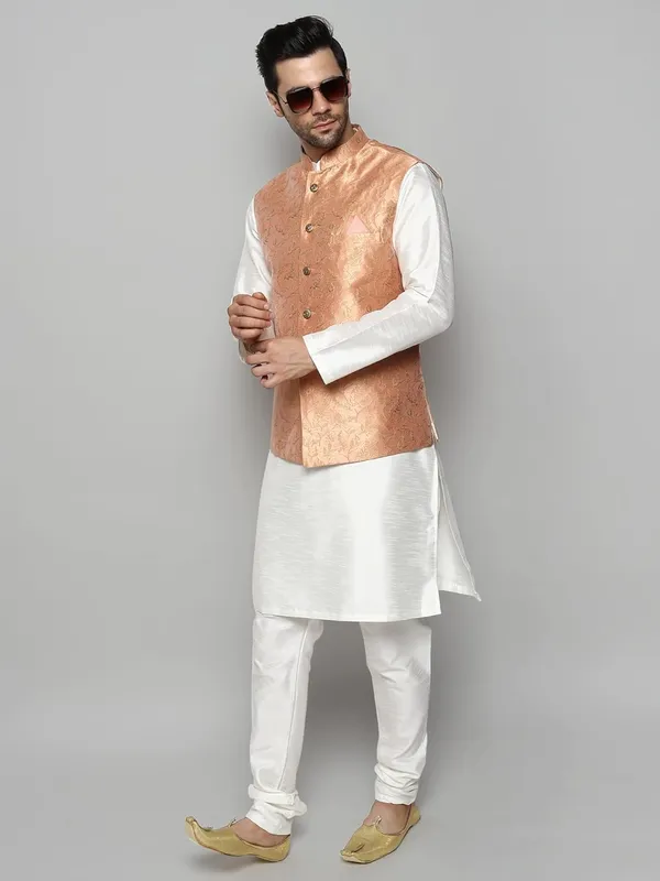 Men's_Silk_Blend_Kurta_Pajama_with_Designer_Ethnic_Nehru_Jacket/Modi_Jacket?