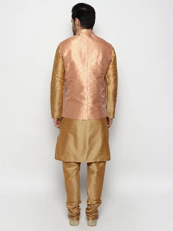 Men's_Silk_Blend_Kurta_Pajama_with_Designer_Ethnic_Nehru_Jacket/Modi_Jacket?